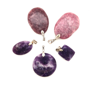 Pendentifs Lépidolite Formes Diverses - PF lepidolite_LAmeEthisme86