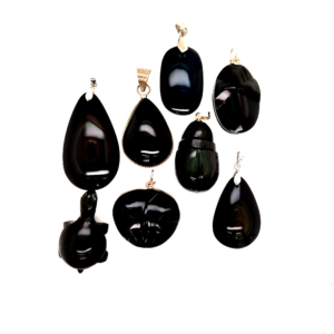 Pendentif Obsidienne Œil Céleste Formes Diverses - PF obsidienne oeil céleste_LAmeEthisme86