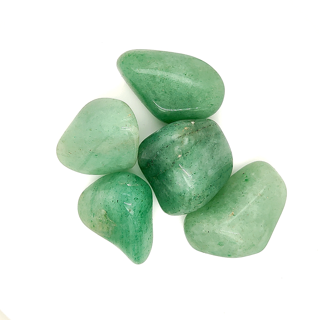 Pierre Plate En Aventurine Verte - France Minéraux - Taille 4 à 7 Cm - Pierre Naturelle Pour Collection Ou Décoration