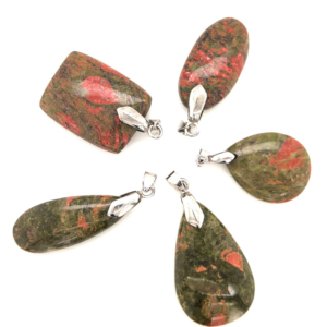 Pendentifs Unakite Formes diverses - Pf Unakite_LAmeEthisme86