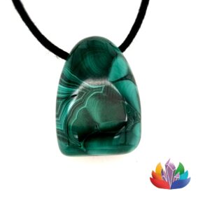 Pendentif Malachite Foré - PF foré Malachite_LAmeEthisme86