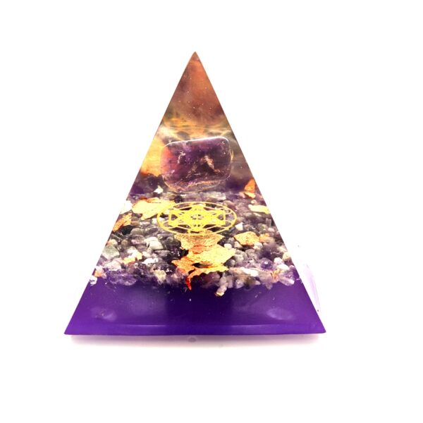 Orgonite pyramide Améthyste_LAmeEthisme86