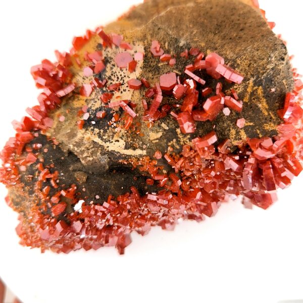 Vanadinite sur Barytine – Collection Ref 05 - Vanadinite sur barytine 11 _LAmeEthisme86