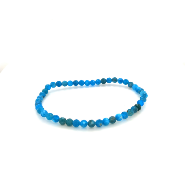 Bracelet Rubis à Facettes - BR a facettes Apatite bleue 4 mm_LAmeEthisme86