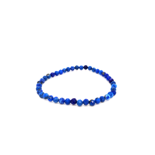 Bracelet Rubis à Facettes - BR a facettes Lapis Lazuli 4 mm_LAmeEthisme86