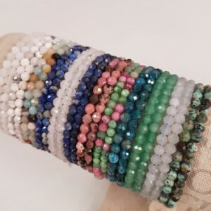 Bracelets facettés