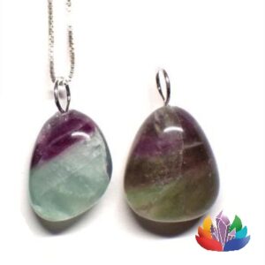 Pendentif Pierre Roulée Fluorine_LAmeEthisme86