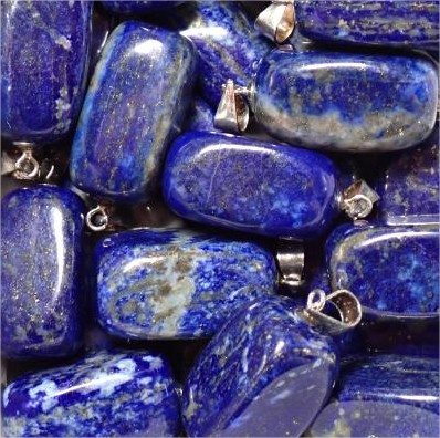 Pendentif Pierre roulée Lapis Lazuli _LAmeEthisme86