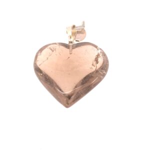 Pendentif gros cœur_Quartz Fumé_LAmeEthisme86