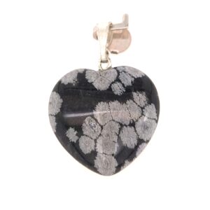 Pendentif petit cœur_Obsidienne neige_LAmeEthisme86